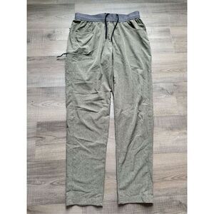 Life Integrity Earth Men’s Medium Grey Utility Pants Sweatpants Pockets